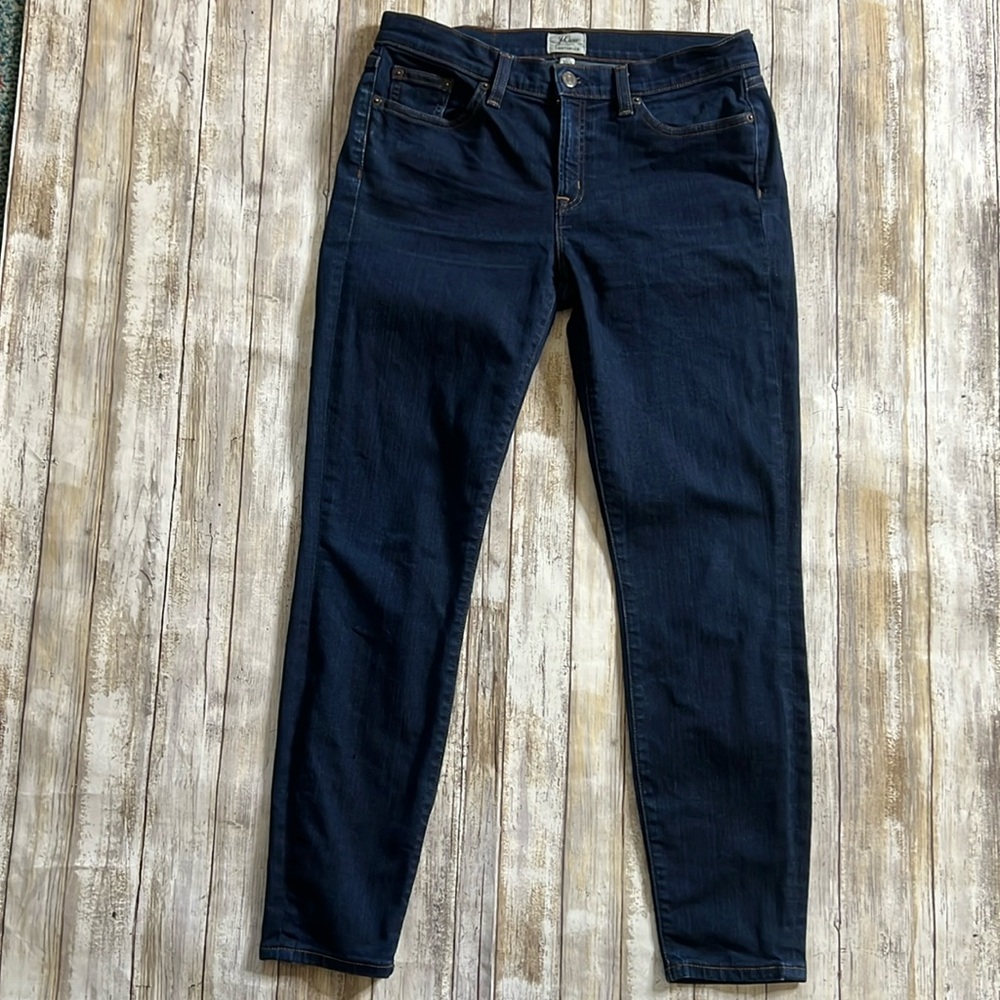 J. Crew 9" Mid-Rise Toothpick Jean Size 29